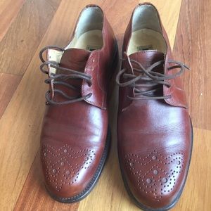 Joseph Abboud Brown Lace Up Men's Dress Shoes